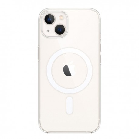Funda iPhone 13 Trans-Silicón C/Mag