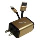 Cargador de Casa Lightning Dorado Forward