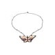 Collar mariposa chaquira multicolor