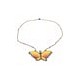 Collar mariposa chaquira multicolor
