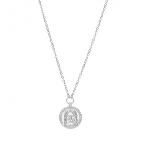 Medalla del Divino Rostro de Jesús plata