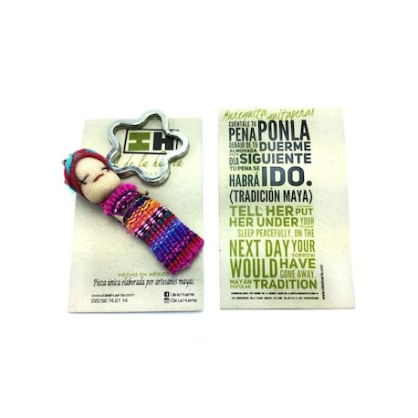 Llavero muñequita I De La Huerta - Artesanía