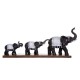 Figura elefante negro/plata