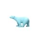 Figura Wise Unicorn oso polar azul