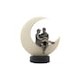 Figura Wise Unicorn pareja sobre la luna
