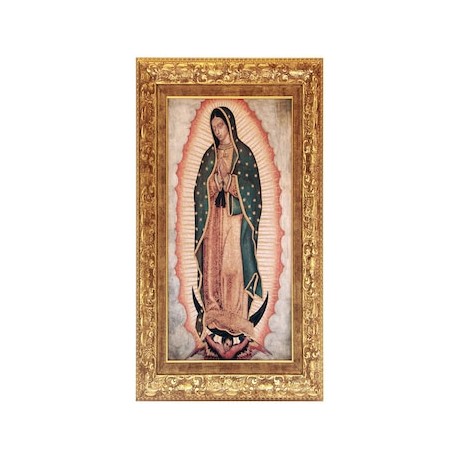 Cuadro de la Virgen de Guadalupe de 48.3x34.7 cm