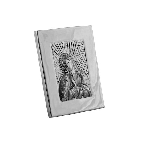 Virgen medio cuerpo 200 gramos - plata ley .925