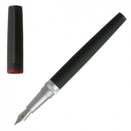 Pluma fuente Hugo Boss gear black