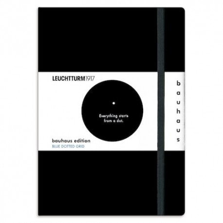 Bauhaus medium notebook dotted blac