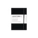 Cuaderno mediano rayada negro