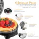 Waflera de acero inoxidable circular Aicok