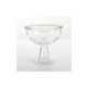 Tazon de servicio con pedestal 8.1 de vidrio transparente