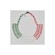 Collar otomi tricolor mexicano n3