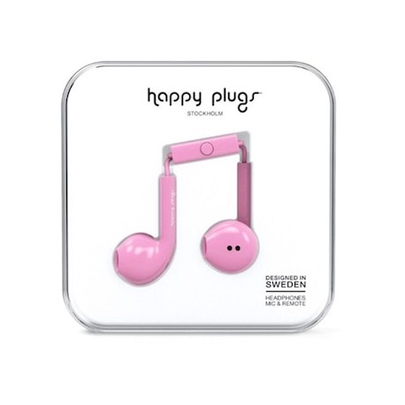 Audífonos Happy Plugs Earbud+ Rosa