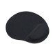 Mouse pad ergonómico con almohadilla de gel negro Perfect Choice