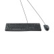Logitech combo teclado y mouse con cable MK120 - negro