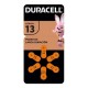 Pila Duracell Auditiva 13 C/6