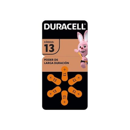 Pila Duracell Auditiva 13 C/6