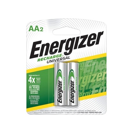 Batería Recargable de Larga Duración AA