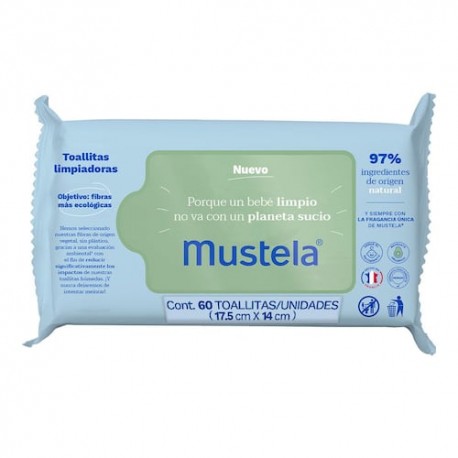 Mustela Toallitas Limpiadoras para bebés y niños con Piel Normal 70 pz