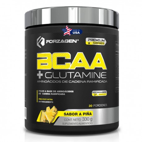 BCAA's + Glutamine 330 g Piña Forzagen