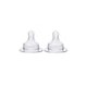 Par de tetinas flujo variable 3 en 1 cuello ancho
