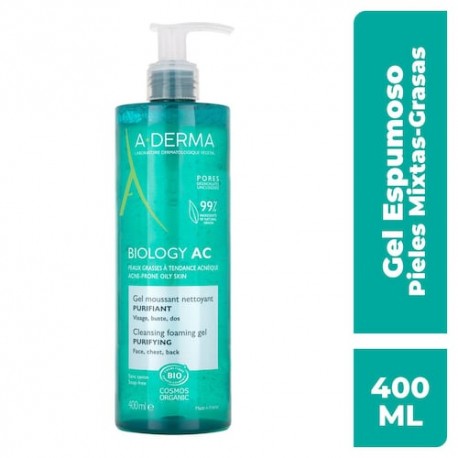 Aderma Biology Ac Gel Espumoso Purificante 400 Ml