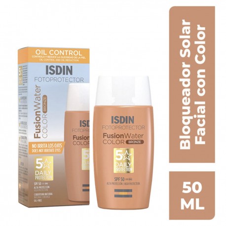 FOTOPROTECTOR ISDIN SPF 50 FUSION WATER COLOR BRONZE 50ML