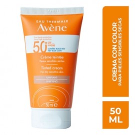 A-Crema Solar Con Color 50+ 50 ml