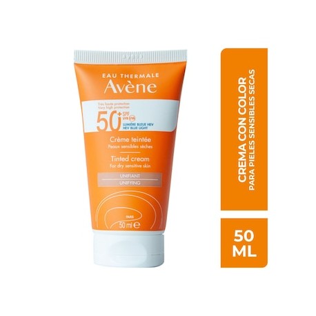 A-Crema Solar Con Color 50+ 50 ml