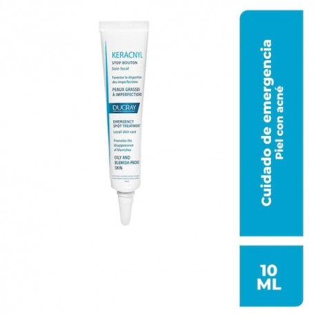 Keracnyl Gel Secante Spot Care, Piel con imperfecciones/acnéica, 10 ml