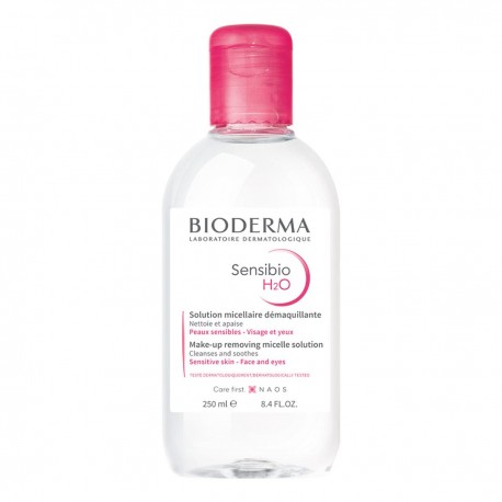 Bioderma Sensibio H2O Agua Micelar Desmaquillante para todo tipo de piel, 250 ml