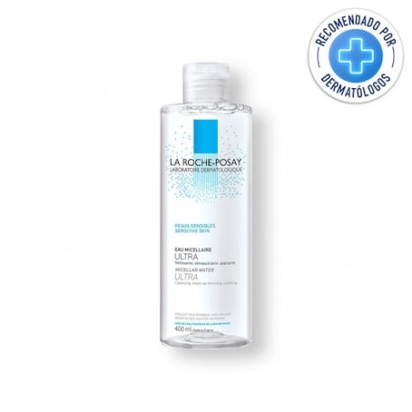 Agua Micelar La Roche Posay Ultra Pieles Sensibles limpiadora y desmaquillante 400ml